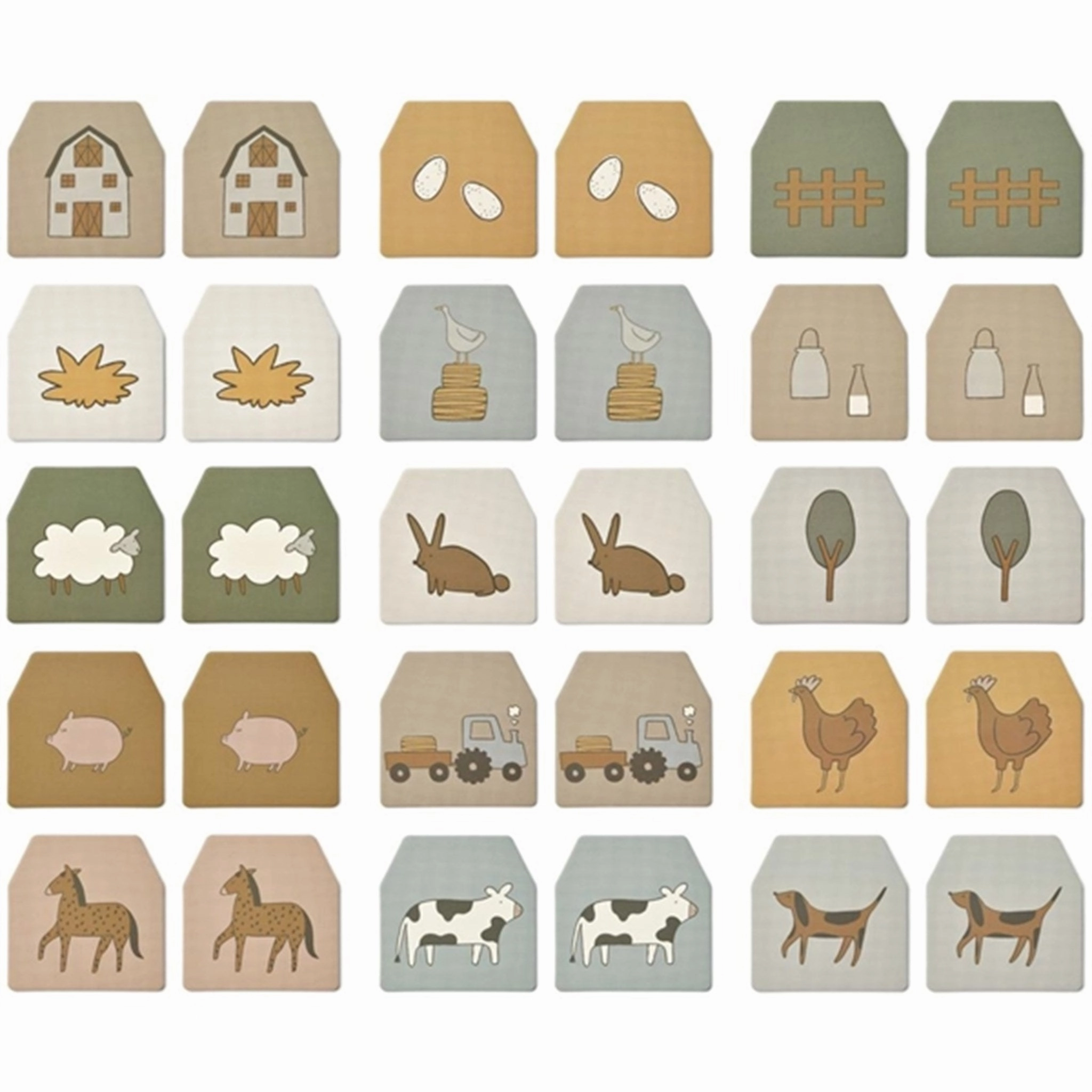 Liewood Wallis Memo Game Farm / Sandy
