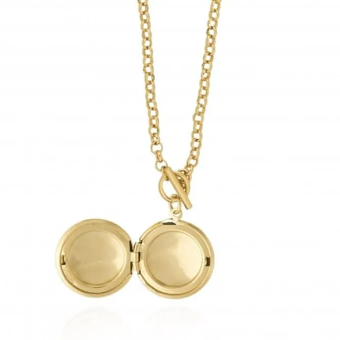 Life Lockets Médaillon Or Rond Collier 50cm 4513 Joma Jewellery