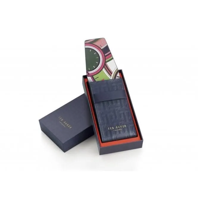 Montre Femme en Cuir Rose avec Cadran Fleuri Rose Clair BKPPFF909