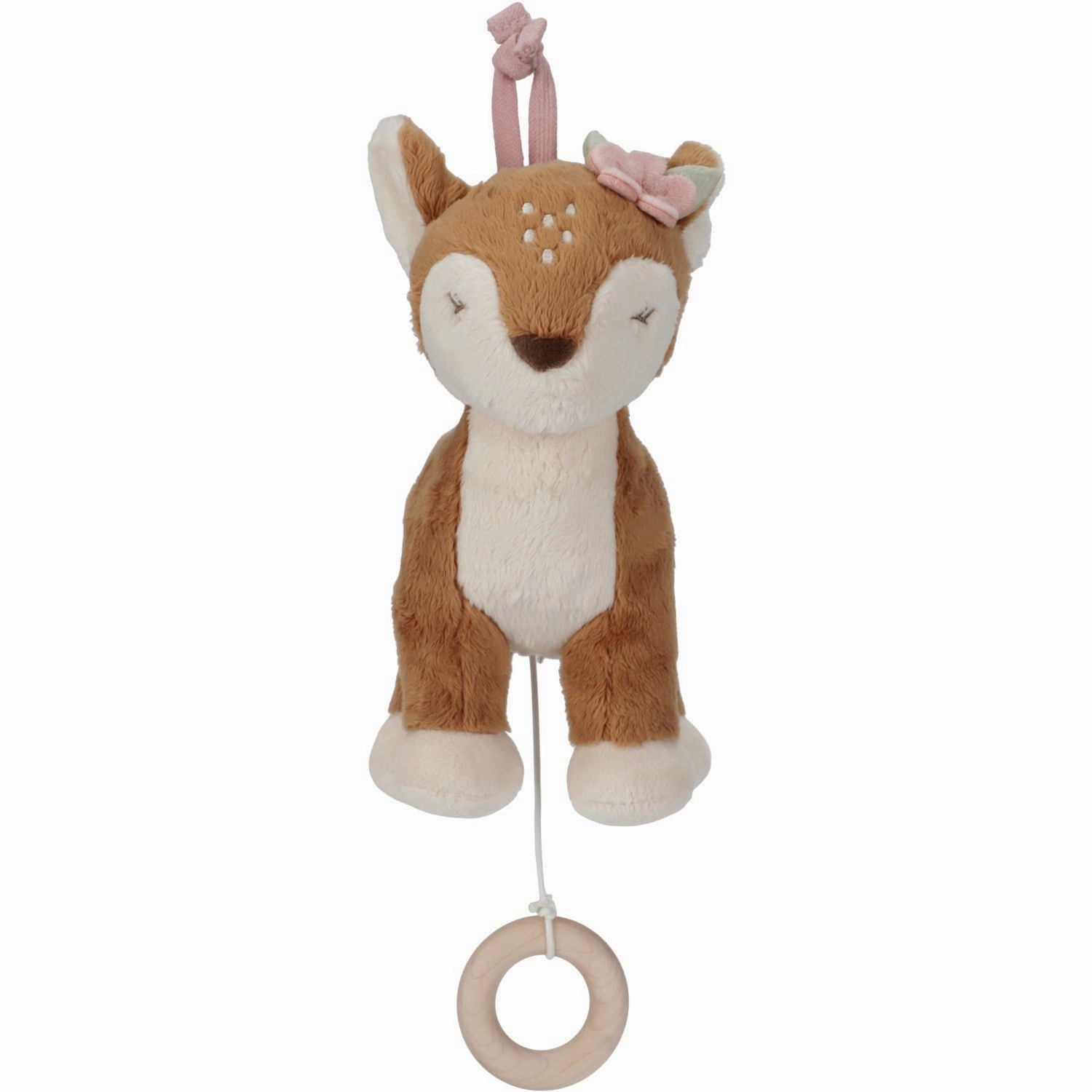 Little Dutch Fairy Garden Pink Music Box Deer