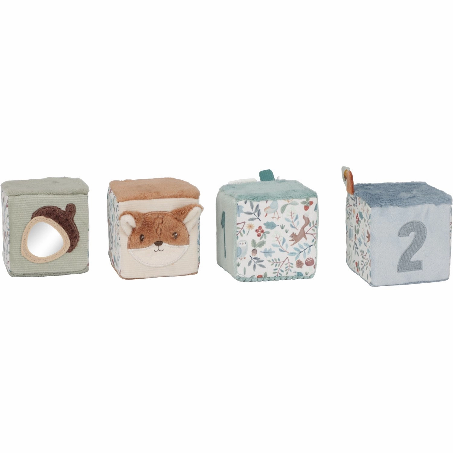 Little Dutch Forest Friends Blue Activity Cubes 4-Pack