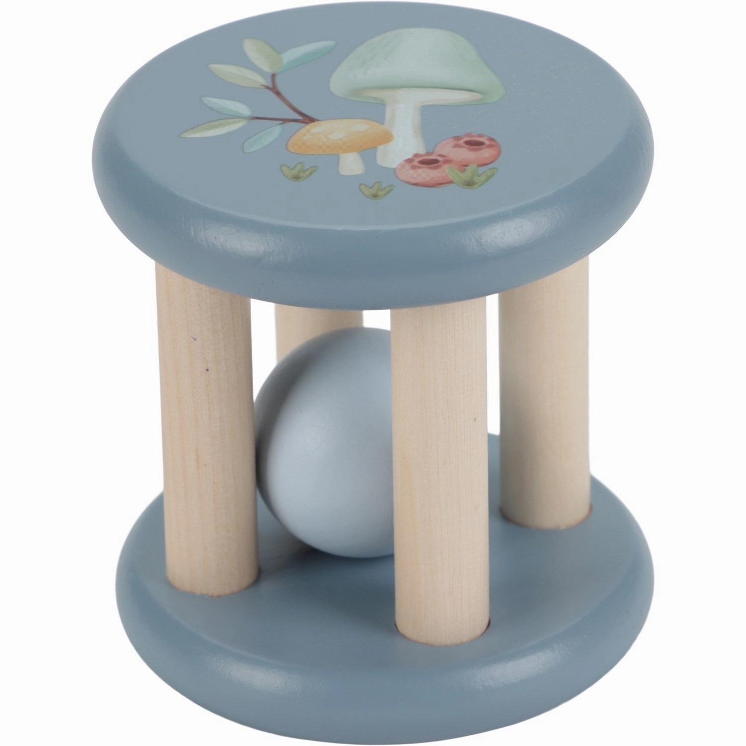 Little Dutch Forest Friends Blue Rattle Wood