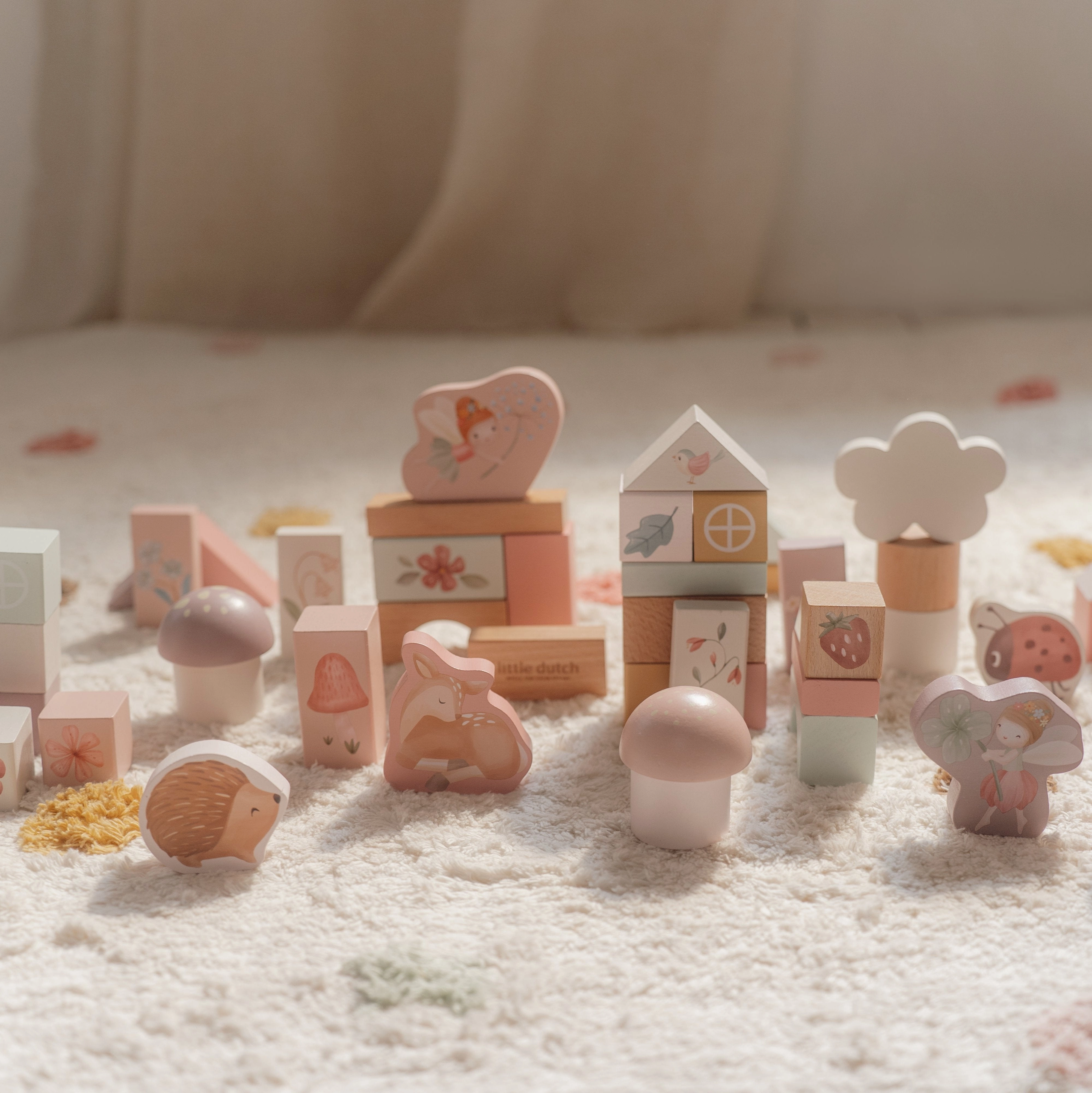 Little Dutch Wooden Building Blocks - Fairy Garden