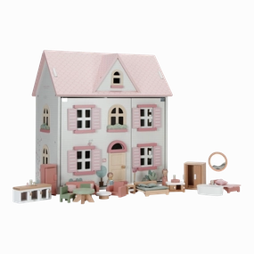 Little Dutch Wooden Dolls House With Furniture
