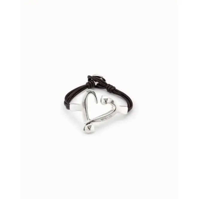 Bracelet en métal argenté Love Unode50 Bijoux et accessoires