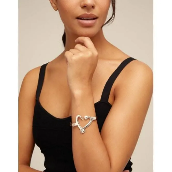 Bracelet en métal argenté Love Unode50 Bijoux et accessoires