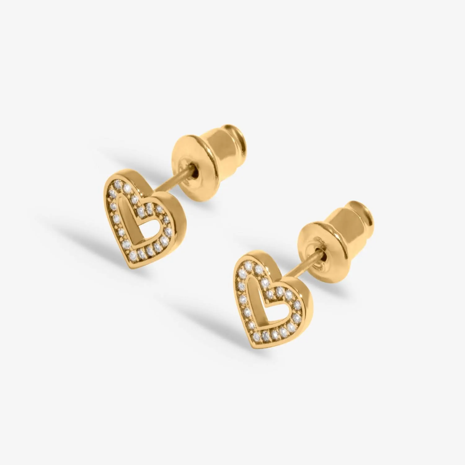 Boucles d'oreilles Lumia Heart plaquées or 8648 Joma Jewellery