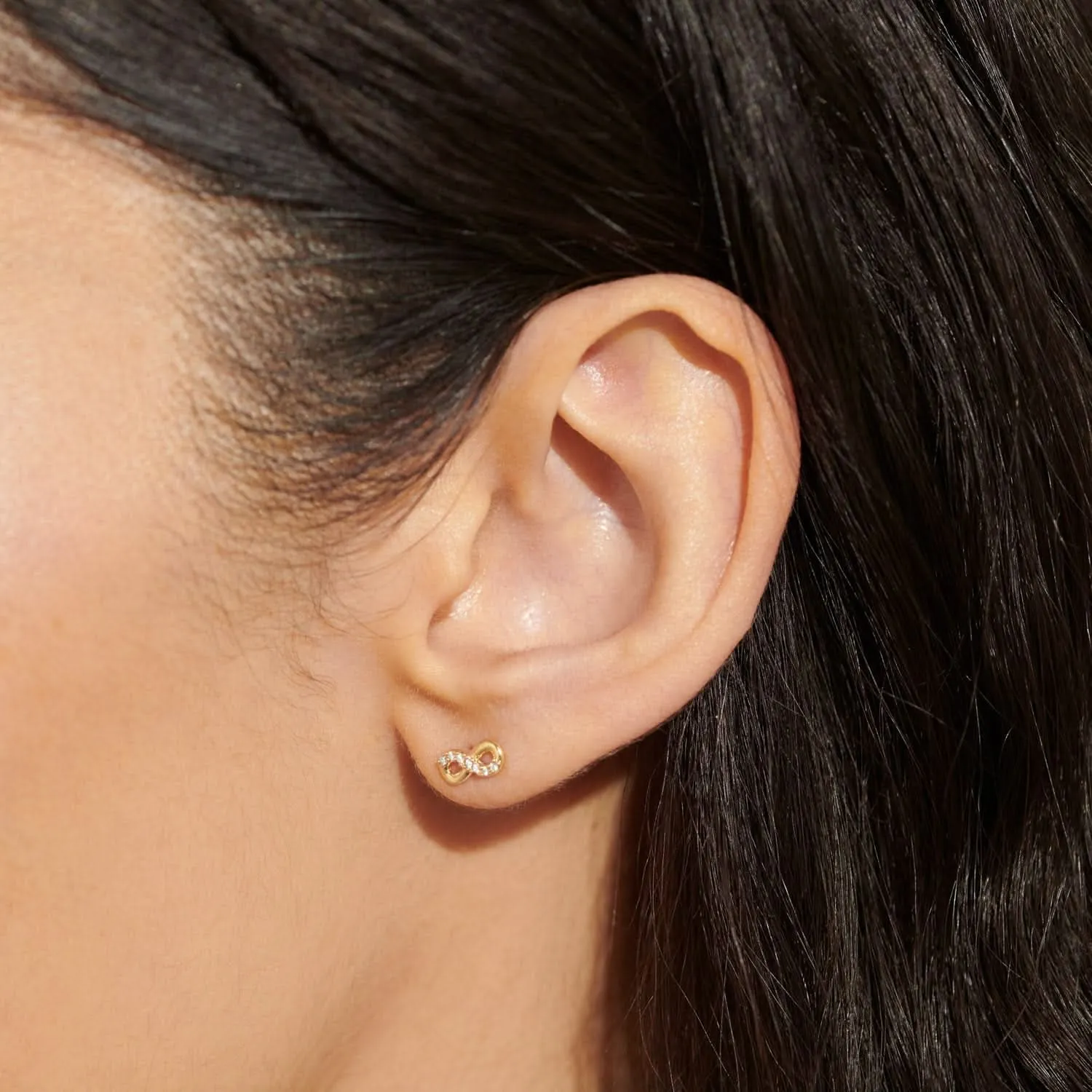 Boucles d'oreilles plaquées or Lumia Infinity 8647 Joma Jewellery