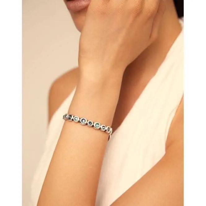 Bracelet en Cristal Facetté Bleu Magic Touch - Unode50 Bijoux et Accessoires