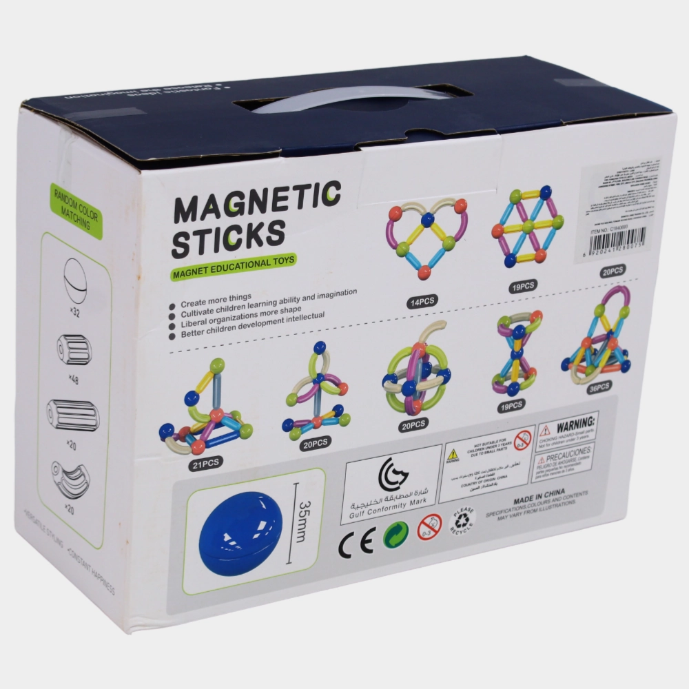 Magnetic Toy Set  120 Pieces