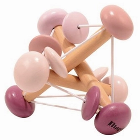 Magni Elastic Rattle Pink