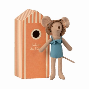Maileg Beach Mice, Mum in Cabin De Plage
