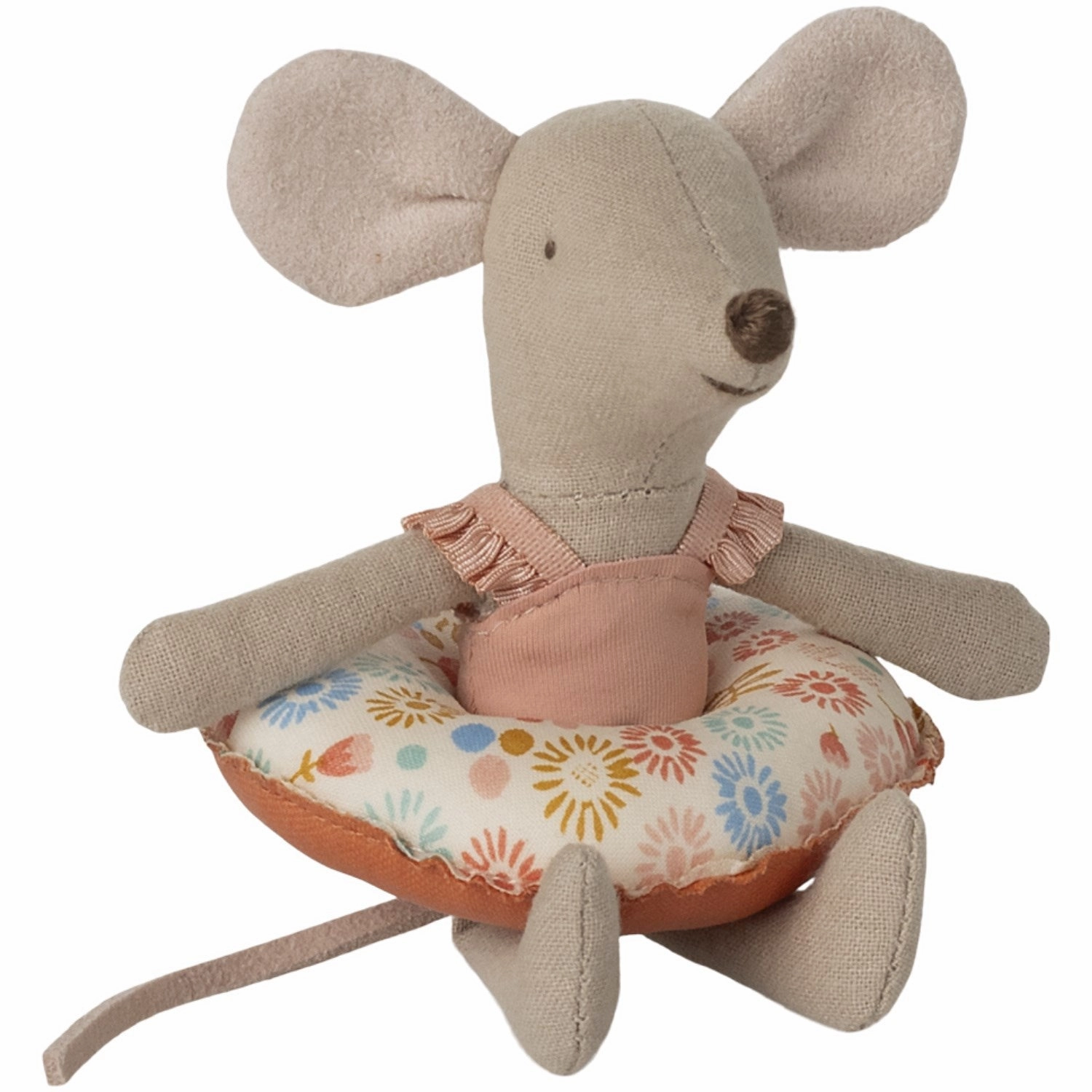 Maileg Beach Mouse With Float, Little Sister - Flower
