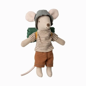 Maileg Hiker Mouse, Big Brother  Thin Stripes