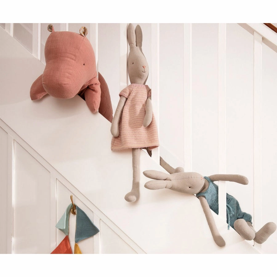 Maileg Rabbit Size 4, Knitted Overall
