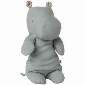 Maileg Safari Friends, Hippo, Medium - Blue Grey