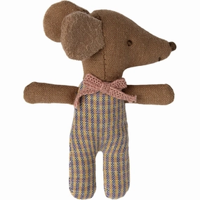 Maileg Sleeping/Awake Baby Mouse in Matchbox - Rosa