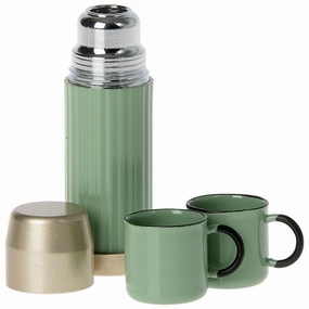 Maileg Thermos And Cups Mint