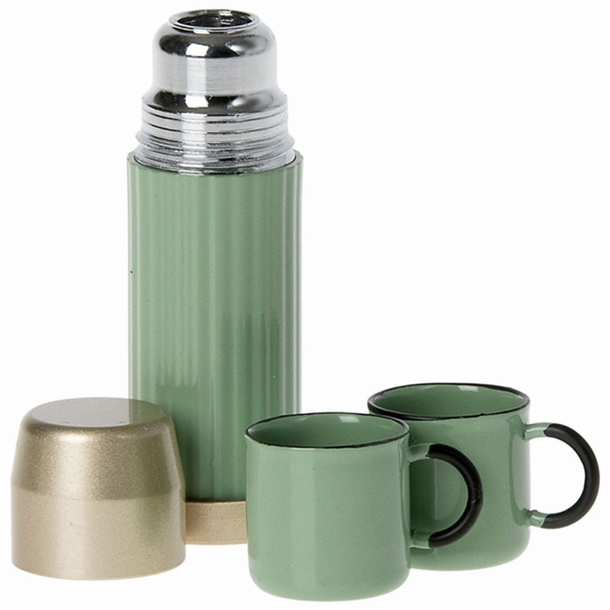 Maileg Thermos And Cups Mint