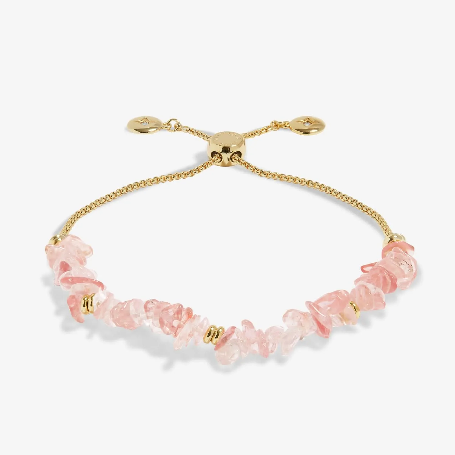 Bracelet en Pierre de Pastèque Plaqué Or Manifestones 7449 Joma Bijoux