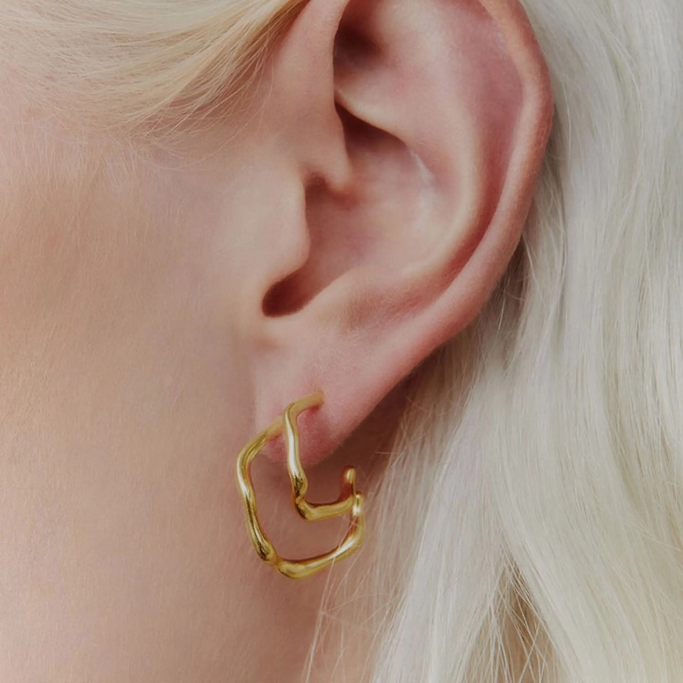 Maria Black Bijoux Boucle d'Oreille Branche, Or