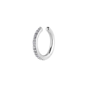 Maria Black Bijoux Attache-oreille Colore, Argent/Violet