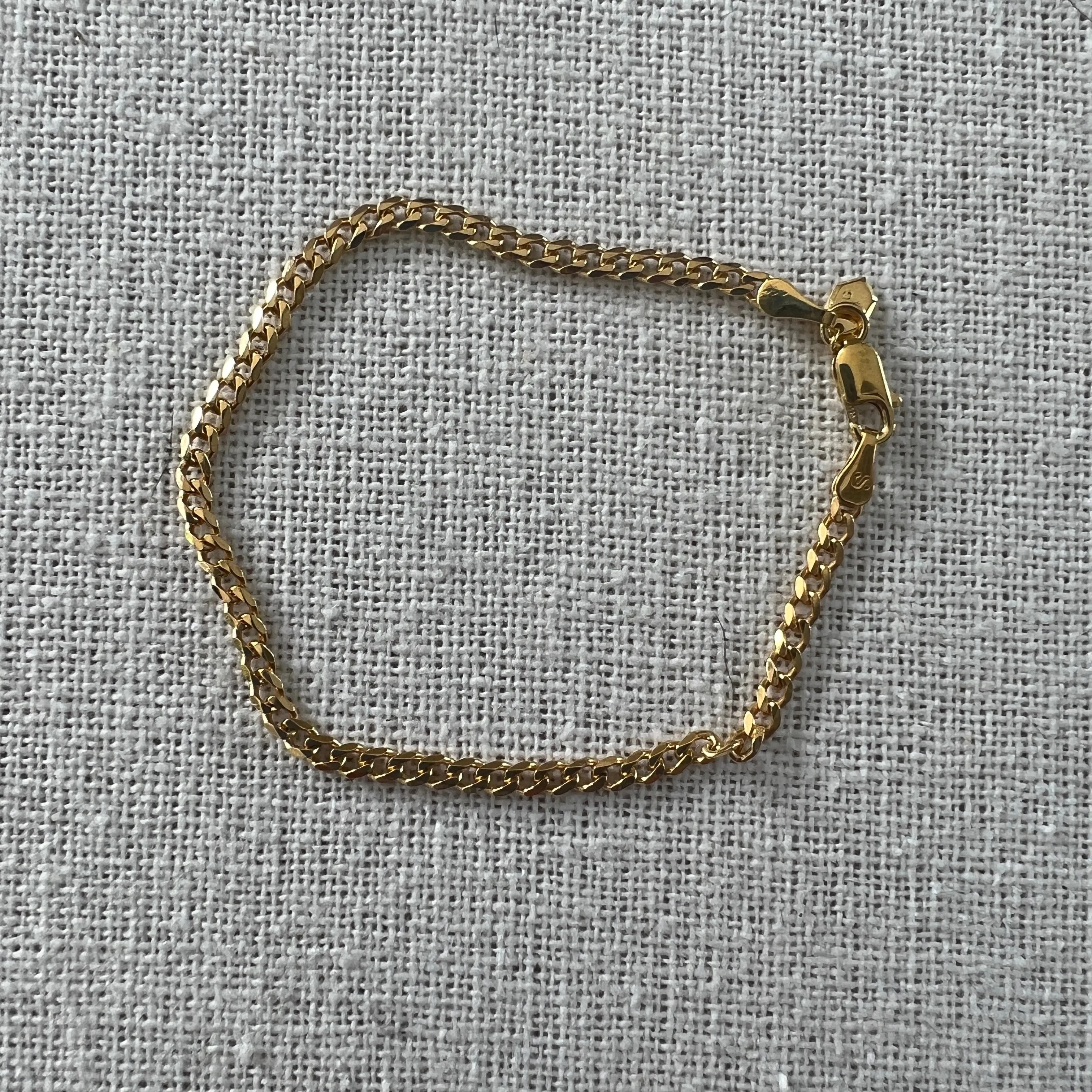 Maria Black Bijoux Bracelet Saffi Moyen, Or Poli Haut