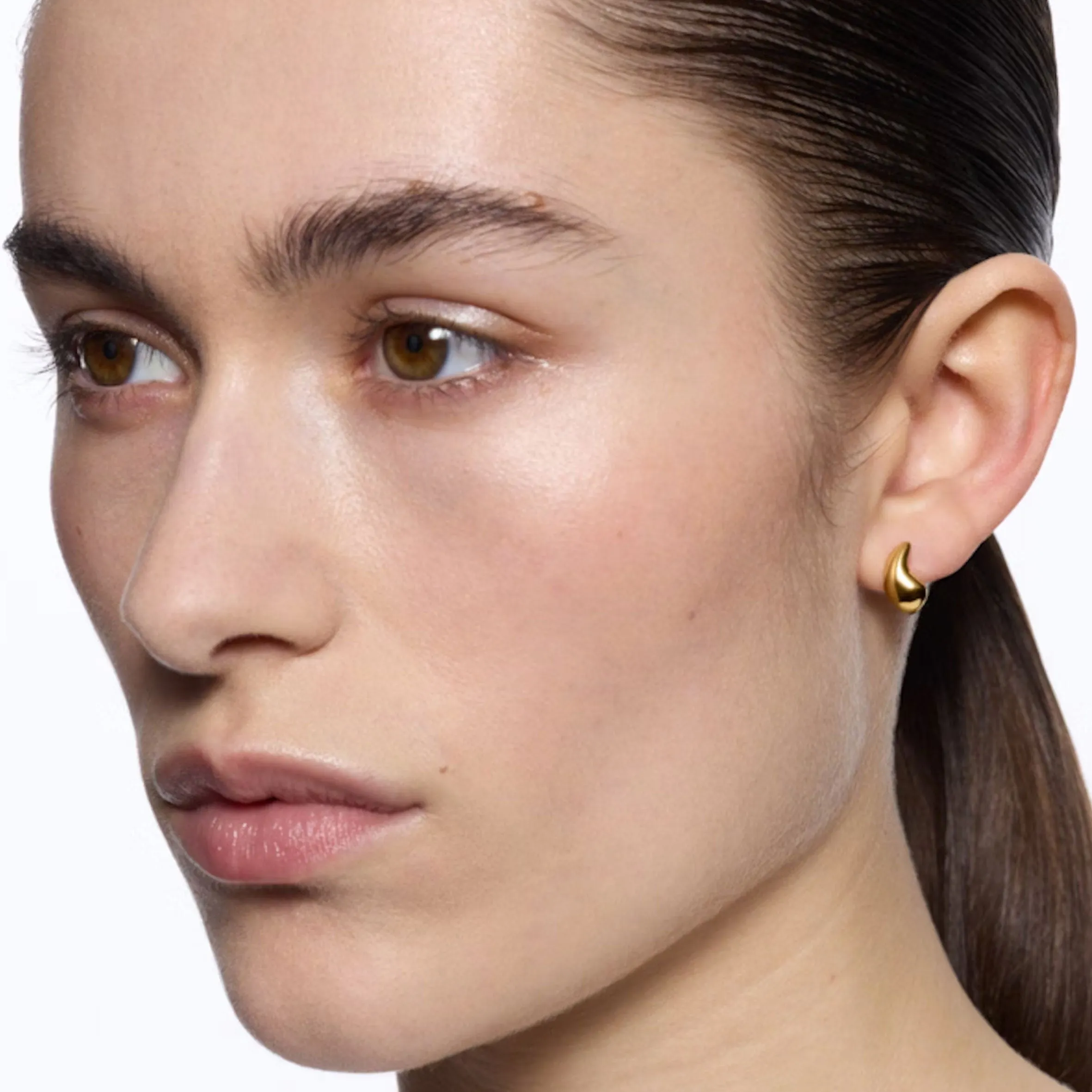Maria Black Bijoux Boucle d'oreille Huggie gauche Sagene Trail, Or