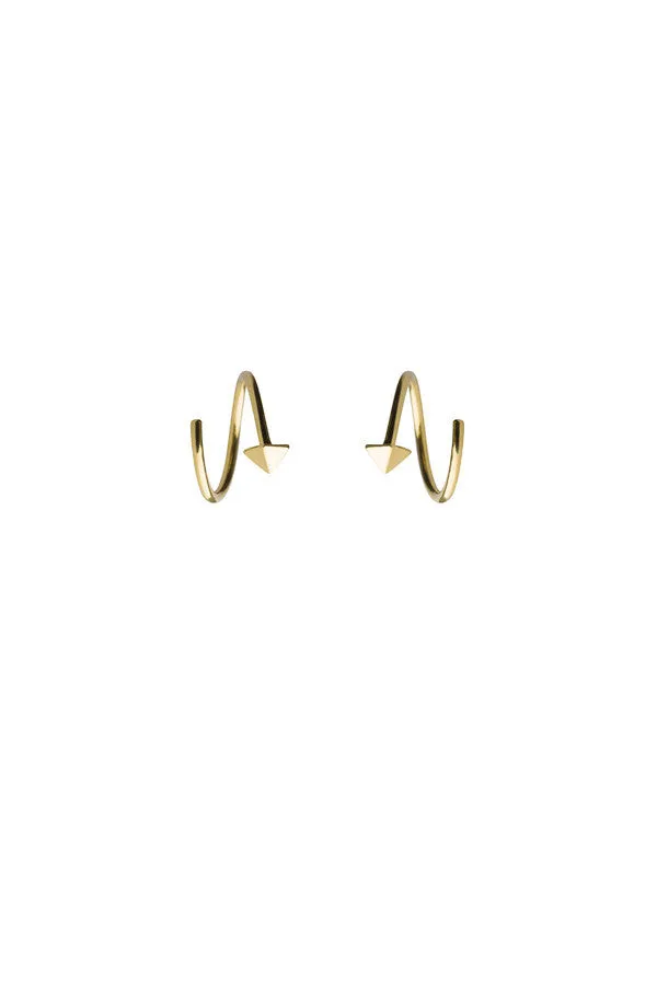 Boucle d'oreille tournoyante Maria Black, or