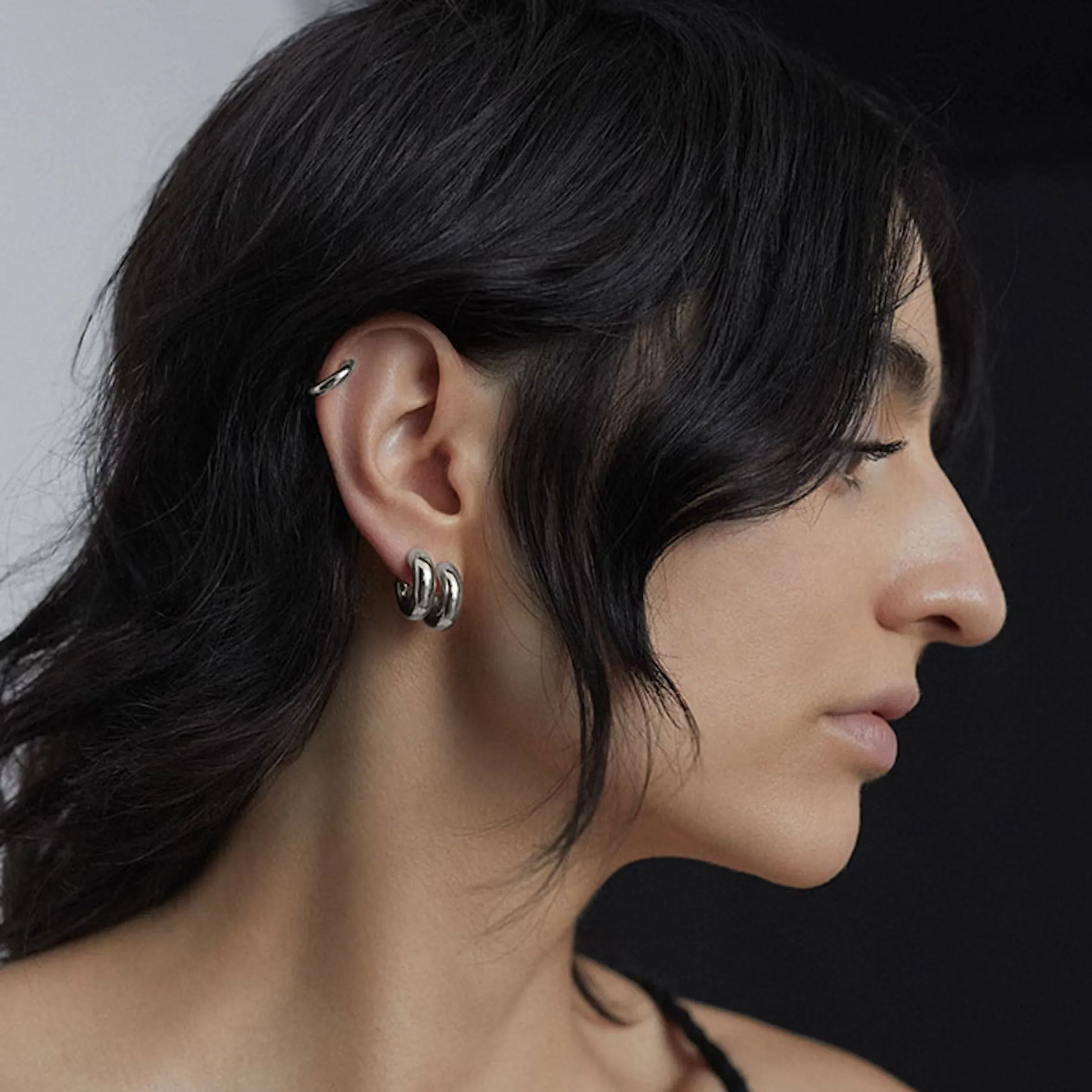 Maria Black Bijoux Boucle Tempelhofer Argent
