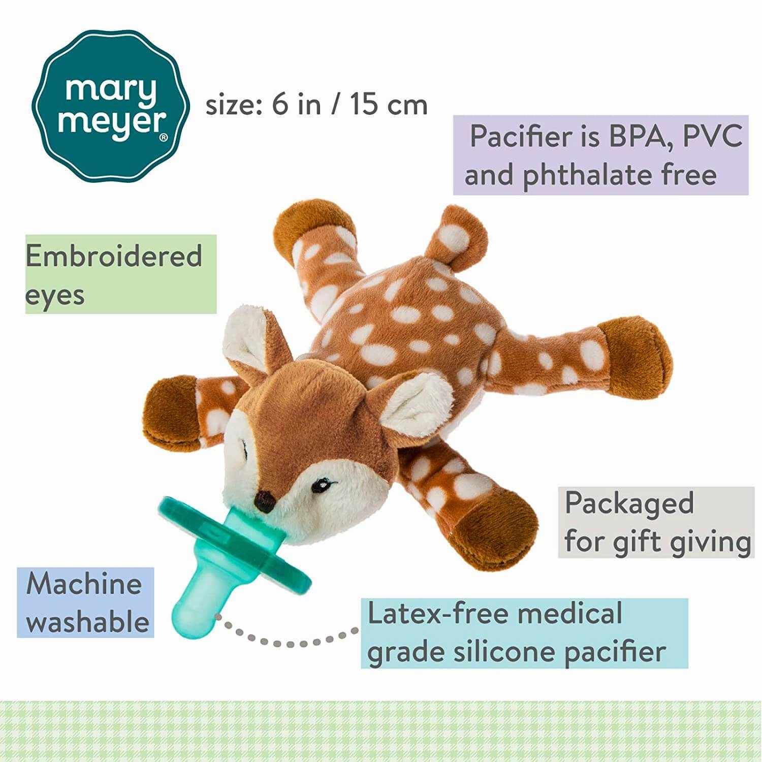 Mary Meyer Toys Mary Meyer Amber Fawn WubbaNub