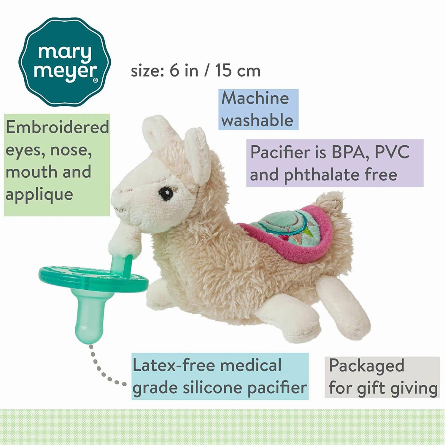 Mary Meyer Toys Mary Meyer Lily Llama WubbaNub