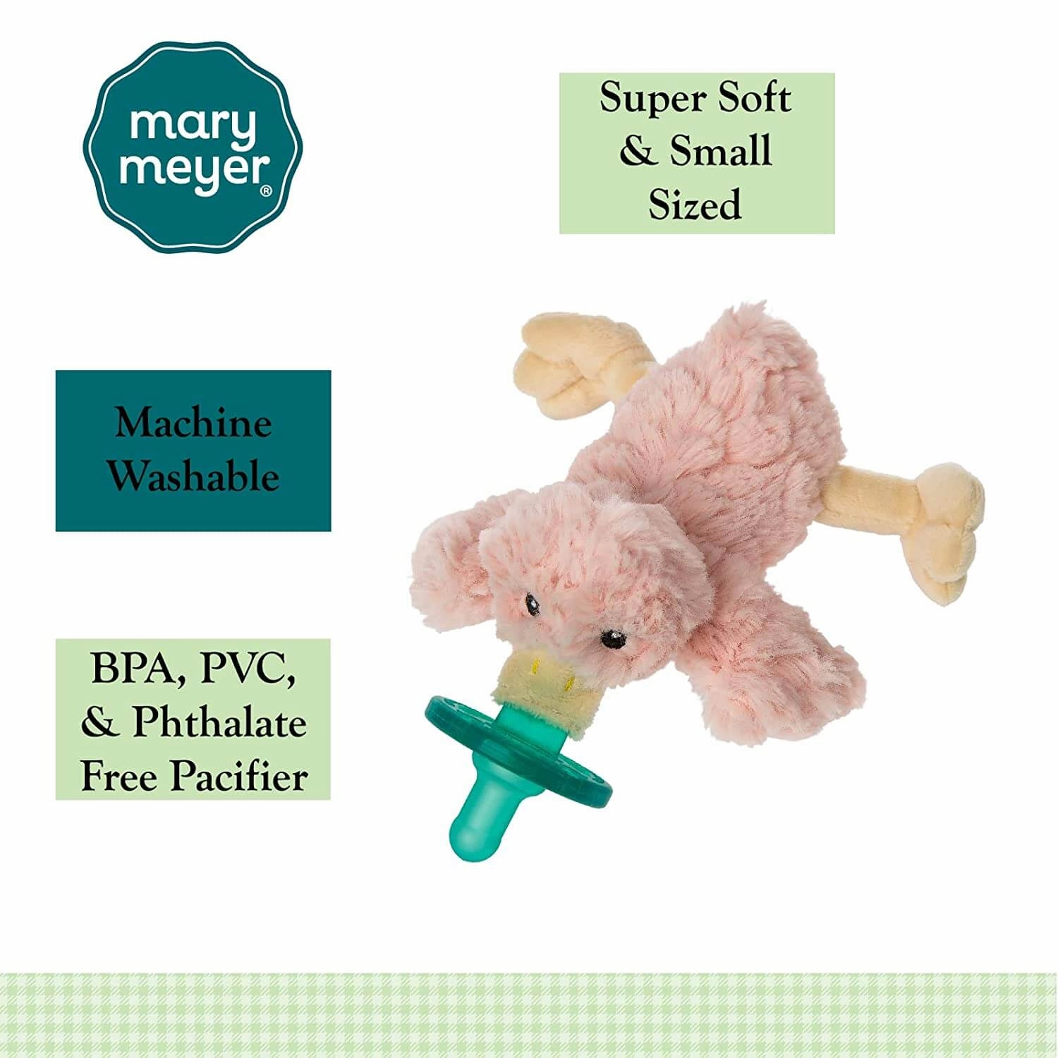 Mary Meyer Toys Mary Meyer Putty Blush Duck WubbaNub