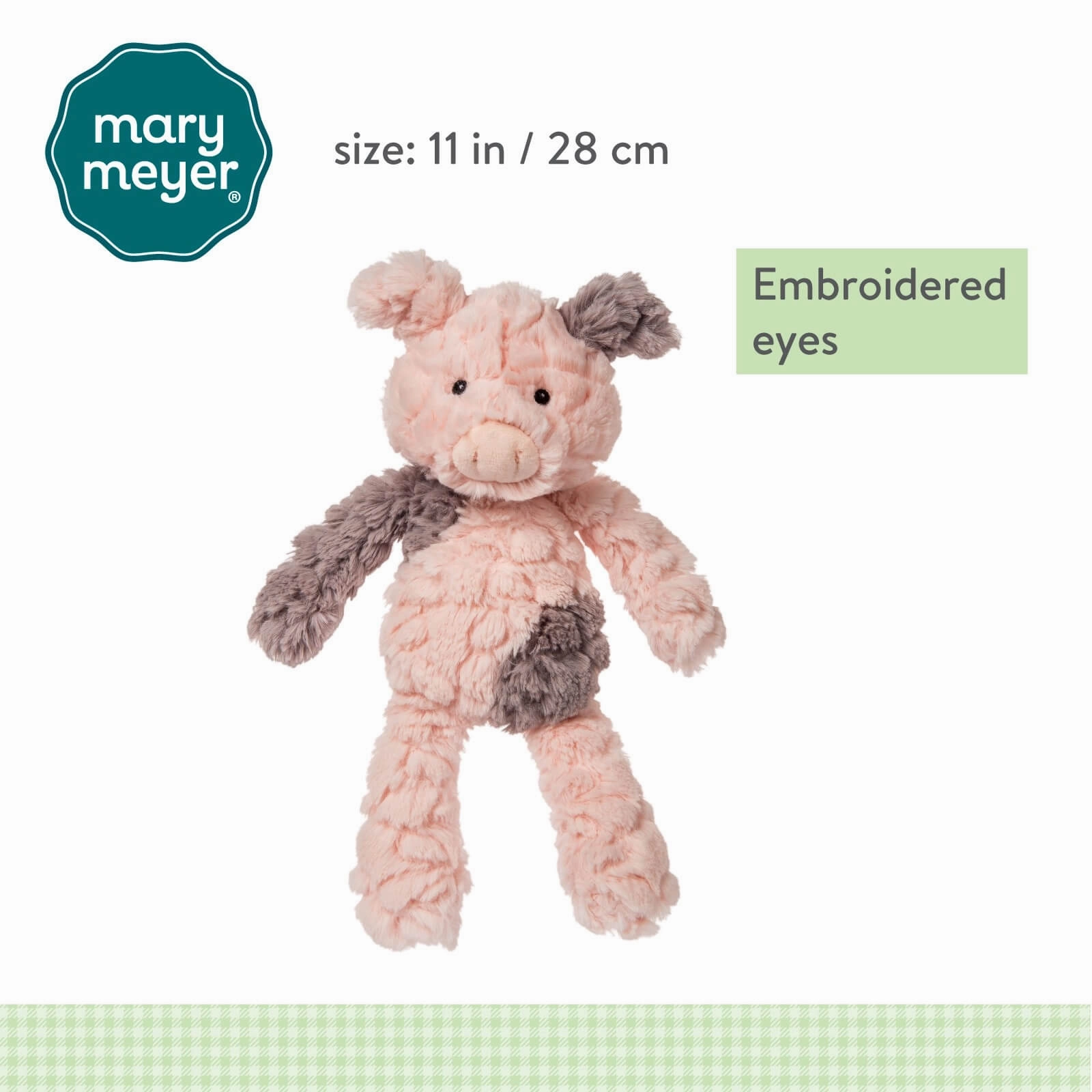Mary Meyer Toys Mary Meyer Putty Nursery Piglet 11" Stuffed Animal