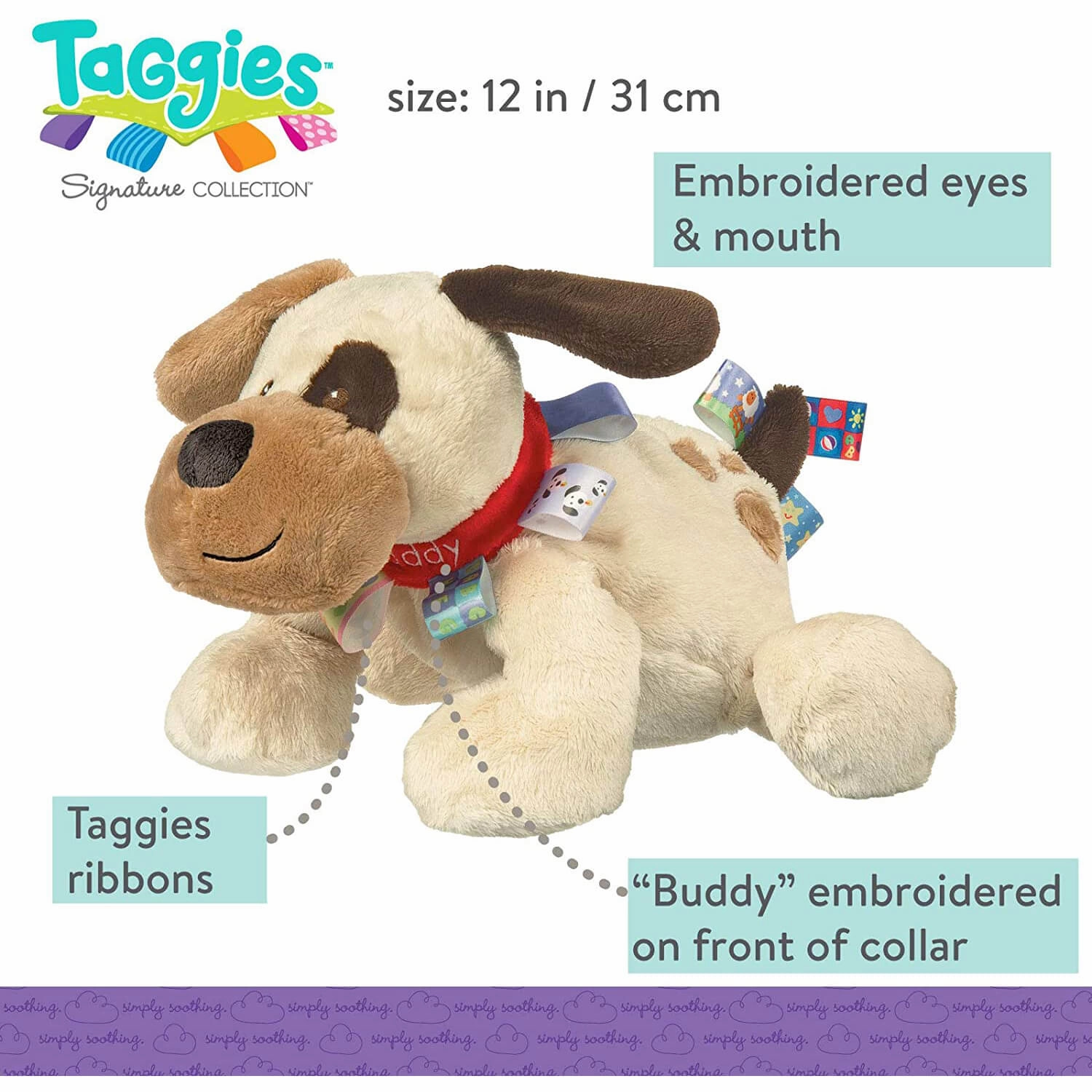 Mary Meyer Toys Mary Meyer Taggies Buddy Dog Soft Toy