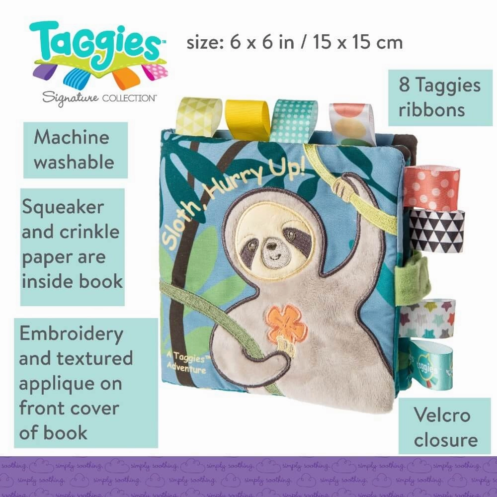 Mary Meyer Toys Mary Meyer Taggies Molasses Sloth Book