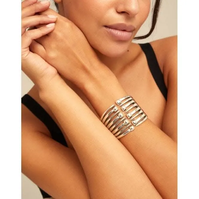 Bracelet en métal argenté assorti Unode50 Bijoux et Accessoires
