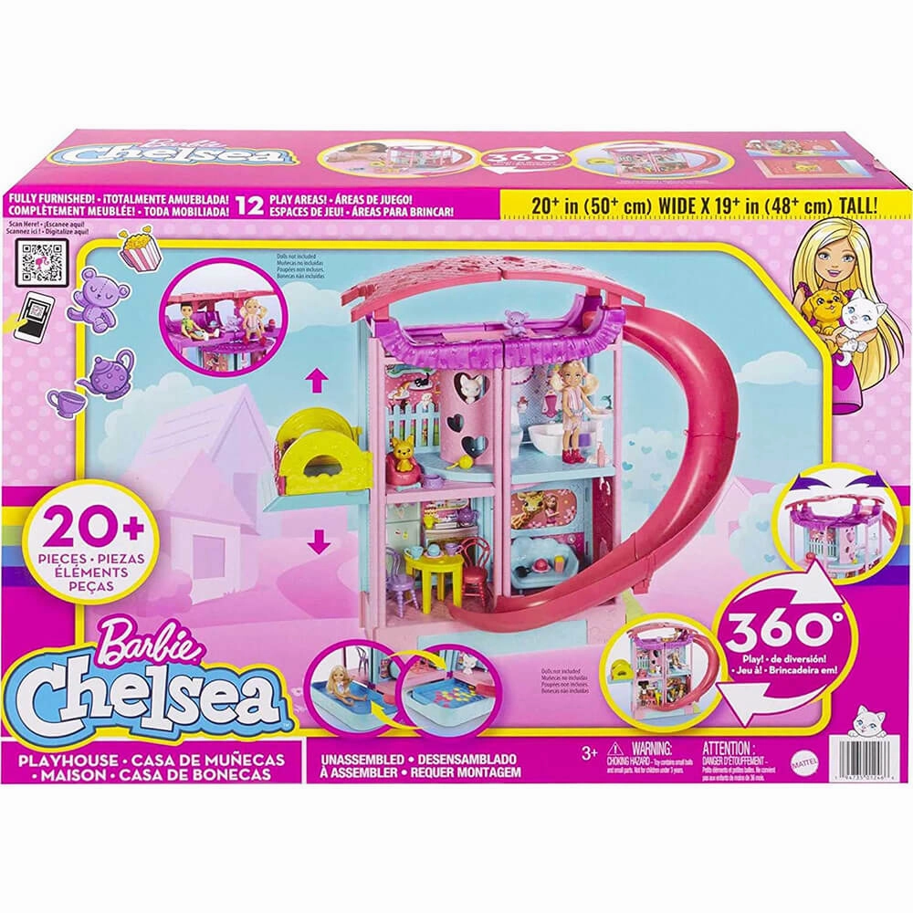 Mattel Toys Barbie Chelsea Transforming Playhouse