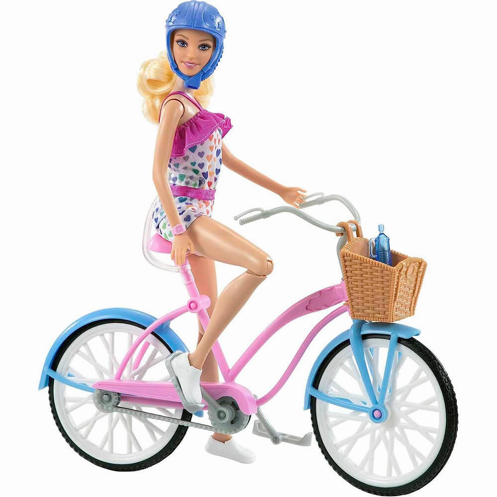 Mattel Toys Barbie Doll and Bicycle Playset