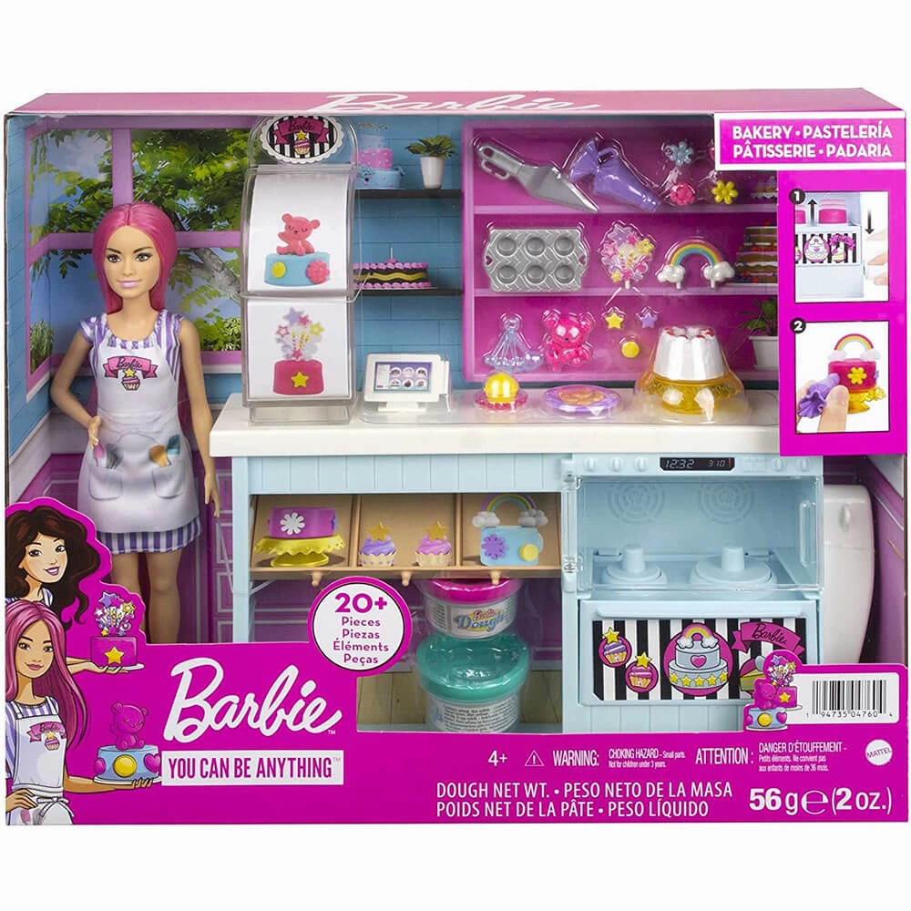 Mattel Toys Barbie Doll Bakery Playset with Accessories
