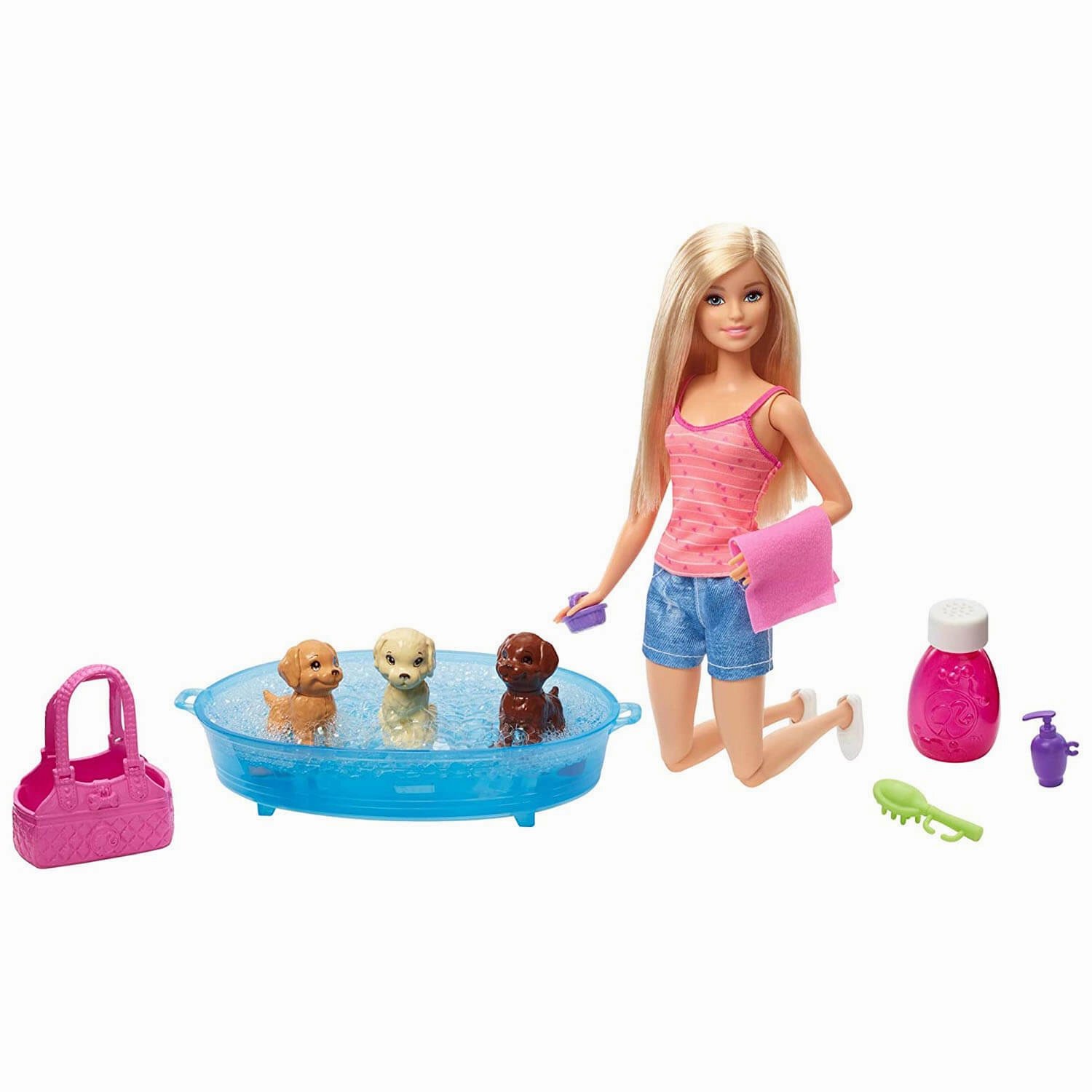 Mattel Toys Barbie Doll With Pets and Accessories