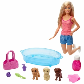 Mattel Toys Barbie Doll With Pets and Accessories