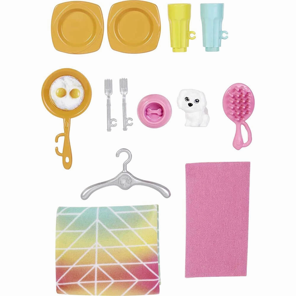 Mattel Toys Barbie Dollhouse Playset with 2 Levels & 4 Play Areas
