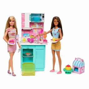 Mattel Toys Barbie Dolls and Baking Party Playset