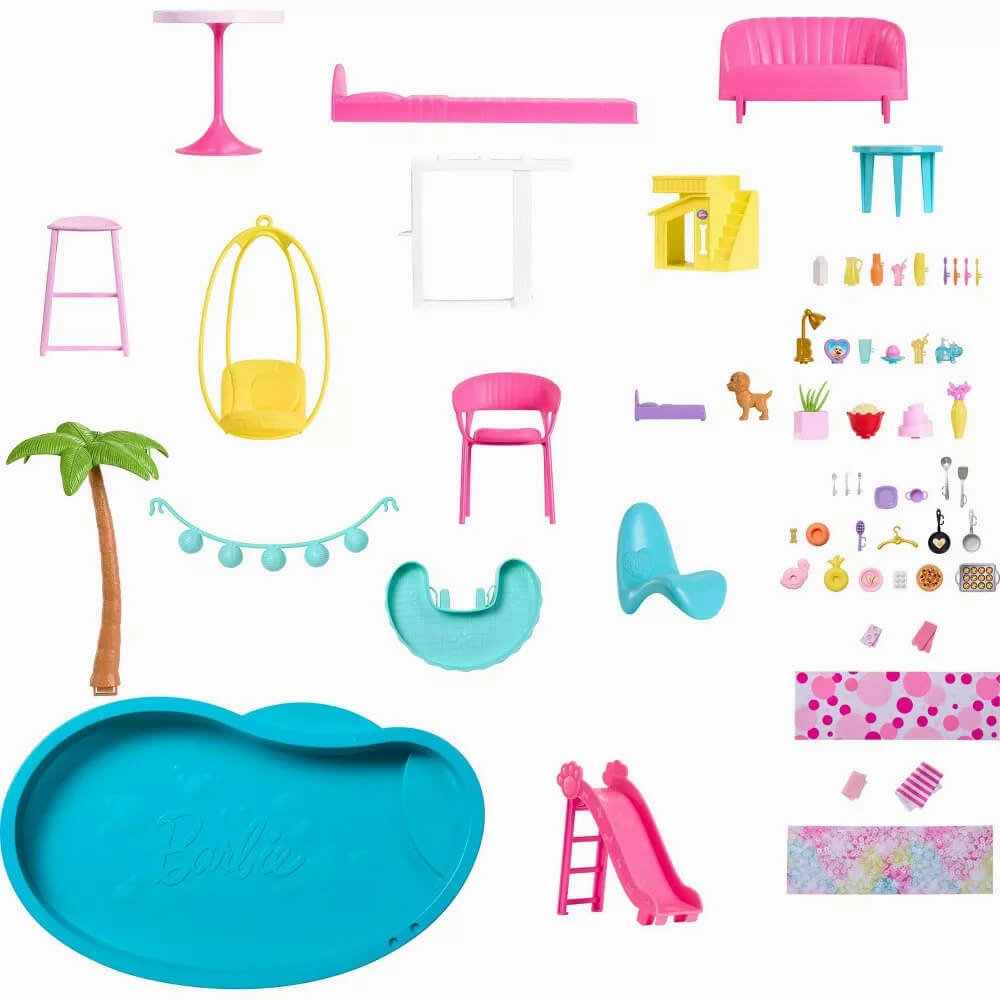 Mattel Toys Barbie Dreamhouse with Pool and Slide Playset