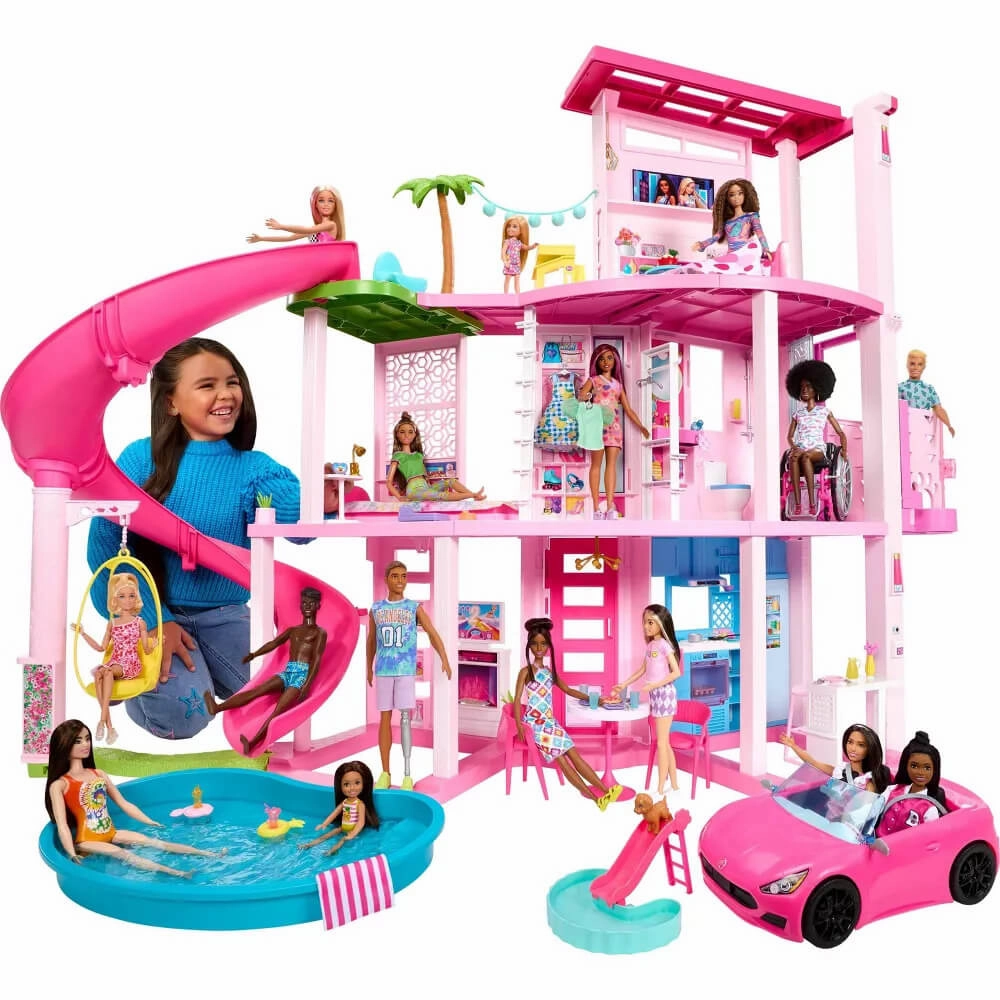 Mattel Toys Barbie Dreamhouse with Pool and Slide Playset