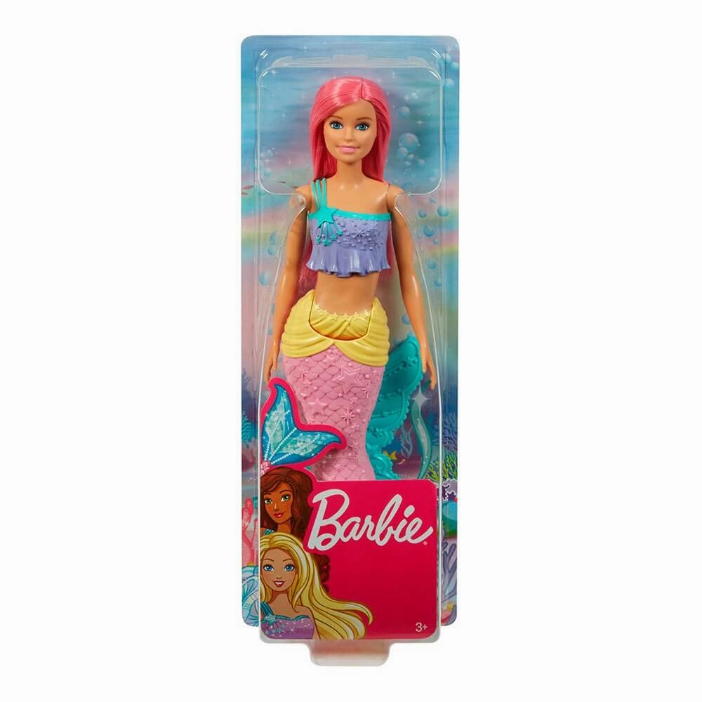 Mattel Toys Barbie Dreamtopia Mermaid - Pink Hair and Purple top