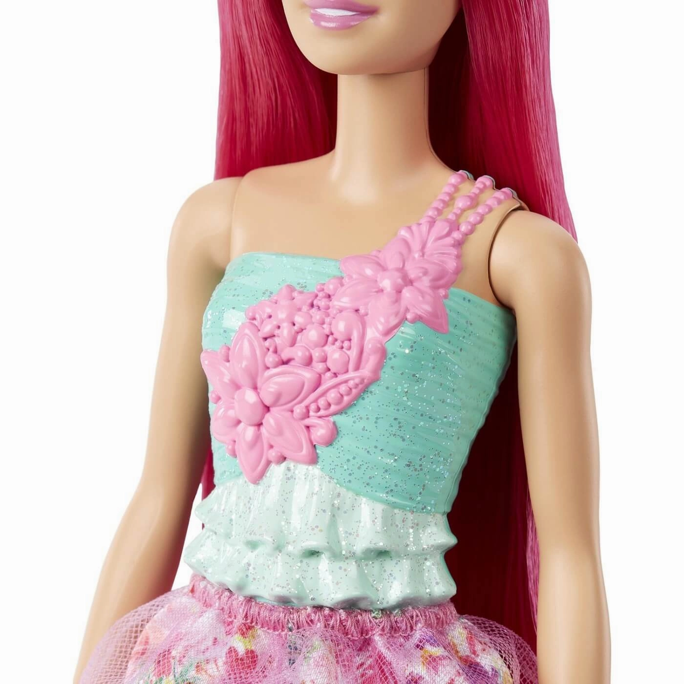 Mattel Toys Barbie Dreamtopia Royal Doll With Dark-Pink Hair Wearing Removable Skirt, Shoes & Headband