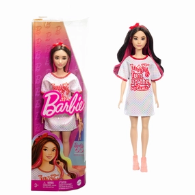 Mattel Toys Barbie Fashionistas Doll with Black Hair & Twist & Turn Dress #214