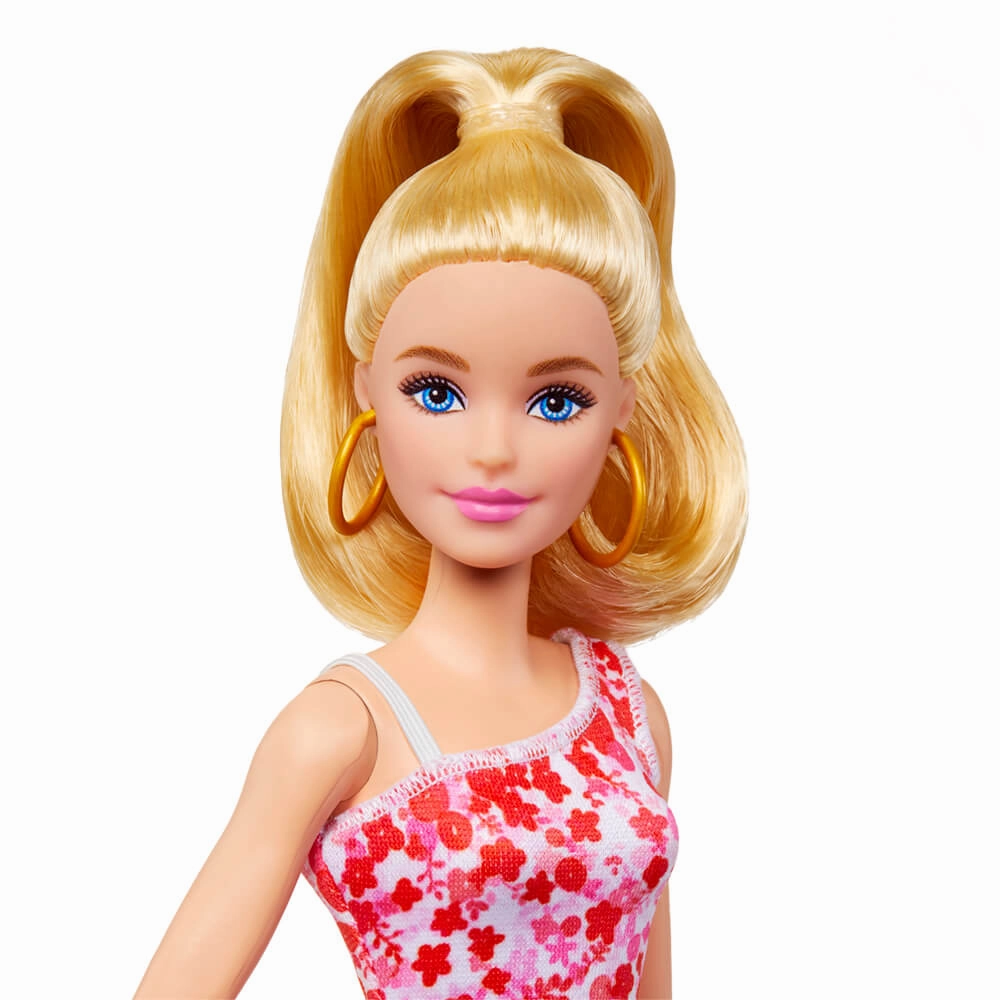 Mattel Toys Barbie Fashionistas Doll With Pink Flower Dress #205